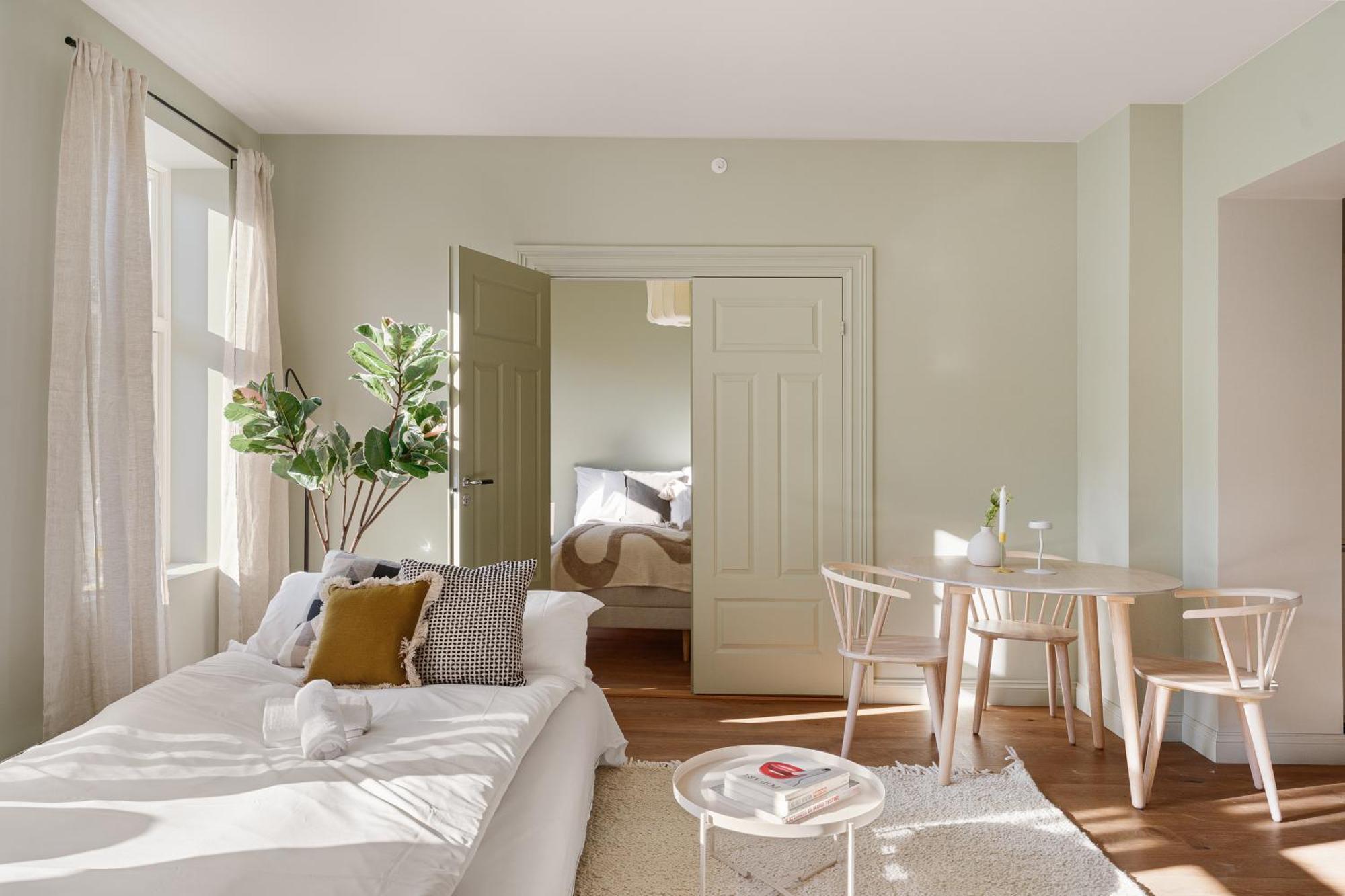 Apartment Dinbnb Gruenerlokka I 2-bedroom With Double Queen & Balcony *